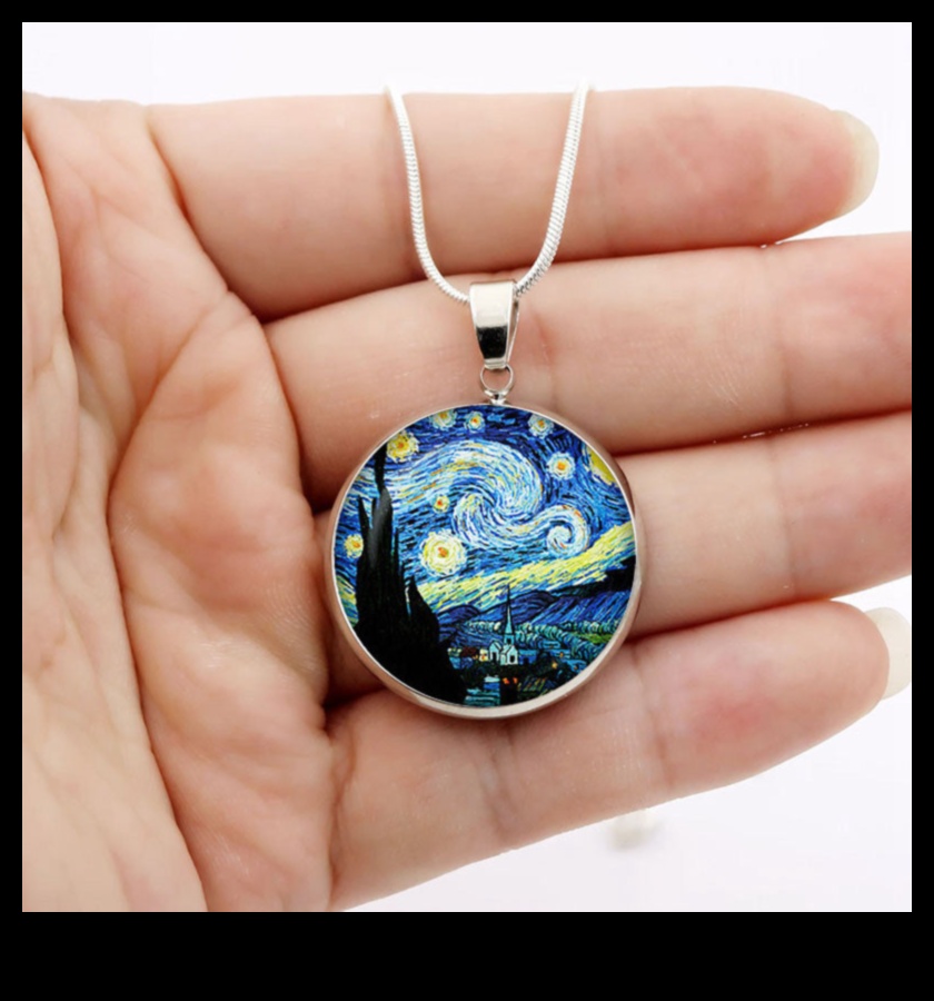 مجموعة قلادة Galaxy A Starry Night اللامعة لإضاءة رقبتك 4 المجرة المتلألئة: قم بإضاءة رقبتك بالتوهج النجمي لقلائدنا