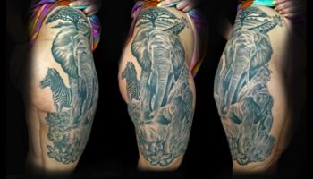 السمفونية البصرية: الوشم الواقعي بتفاصيل فوتوغرافية وفنية لا مثيل لها