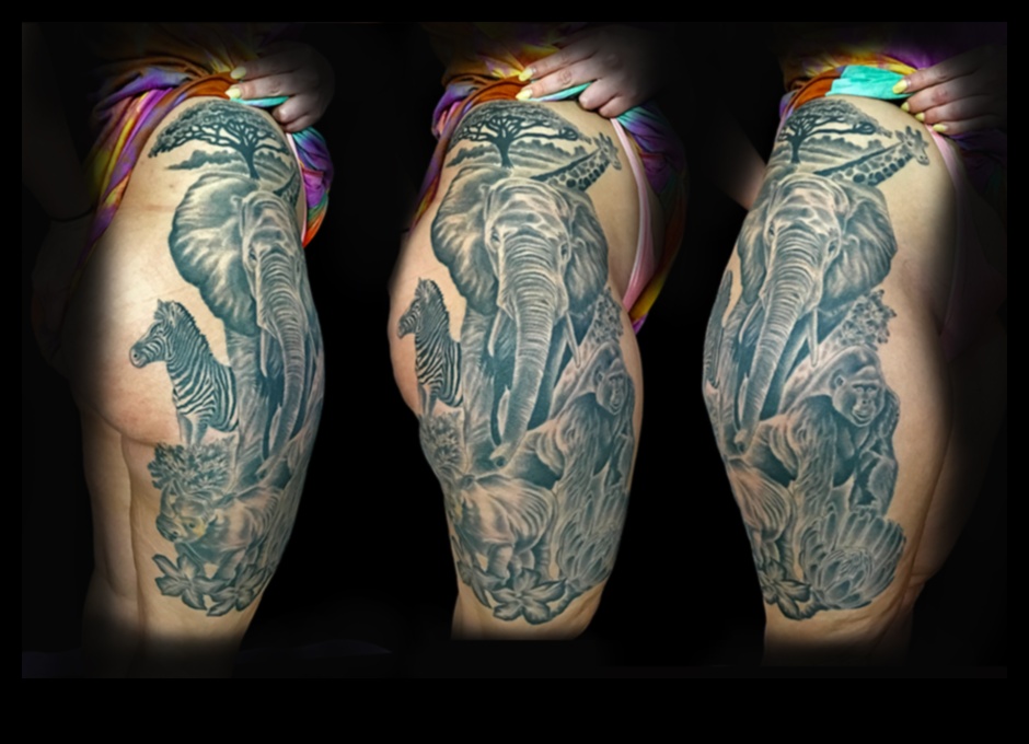 السمفونية البصرية: الوشم الواقعي بتفاصيل فوتوغرافية وفنية لا مثيل لها