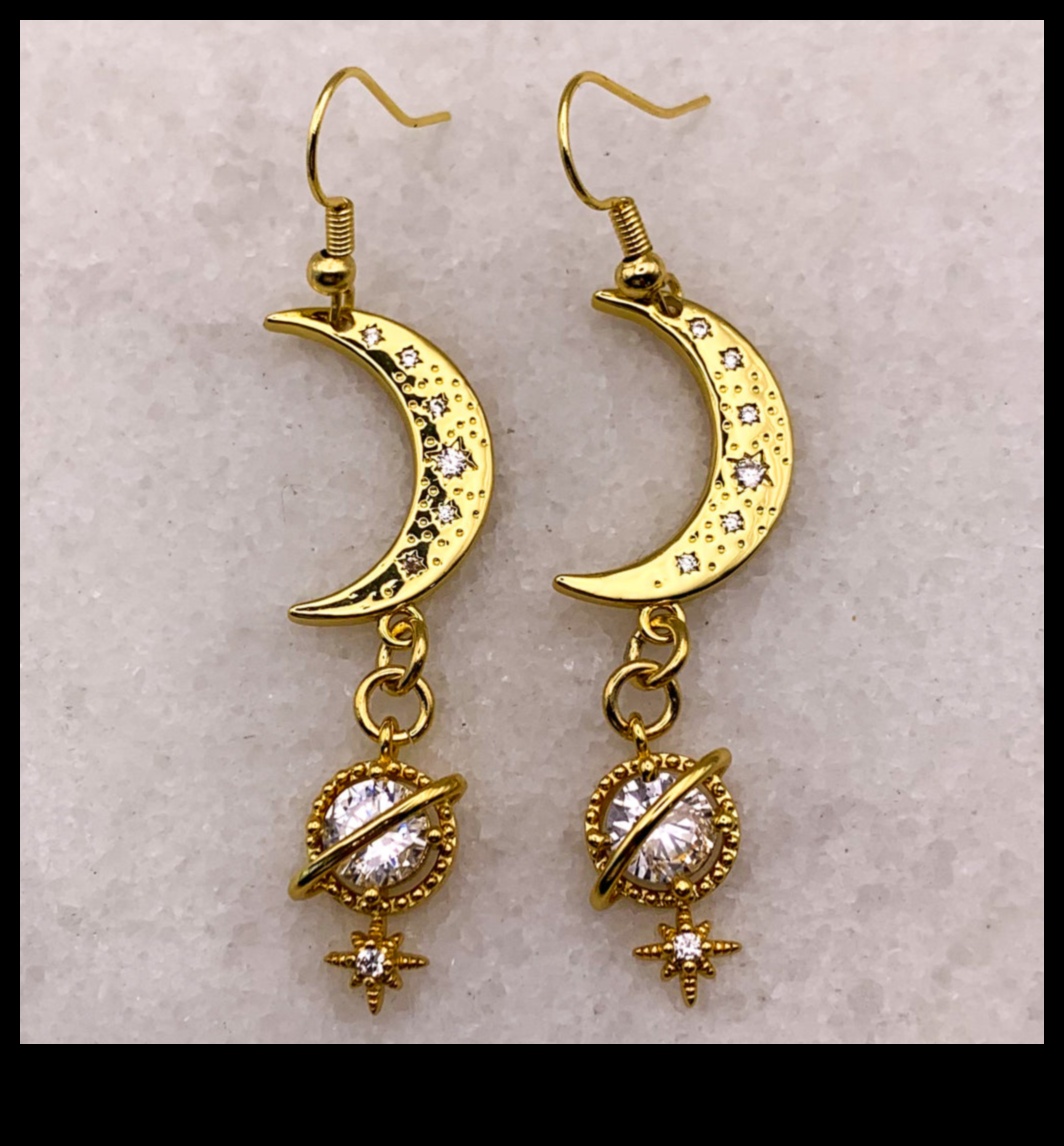 سحر سماوي: ابحث عن النجوم في أقراطنا المستوحاة من الأجرام السماوية