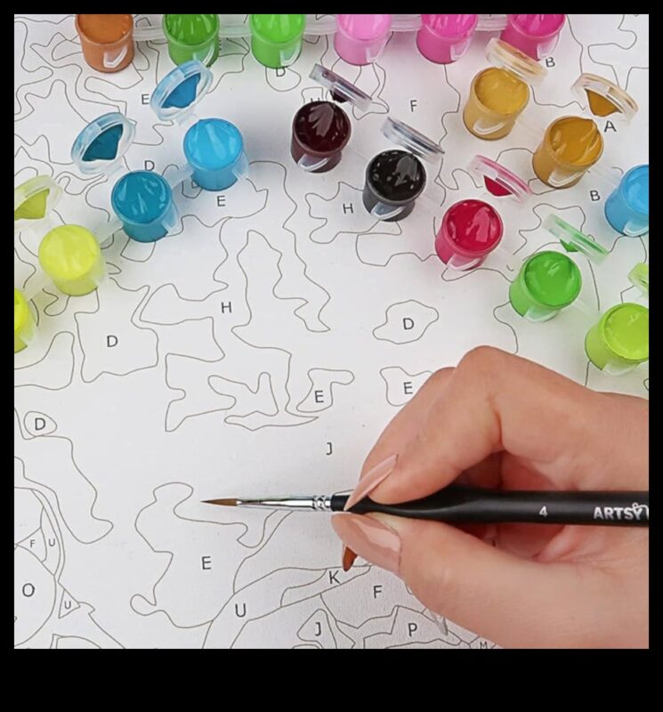 أرقام بالحبر: صياغة القصص على لوحاتك القماشية الأنيقة