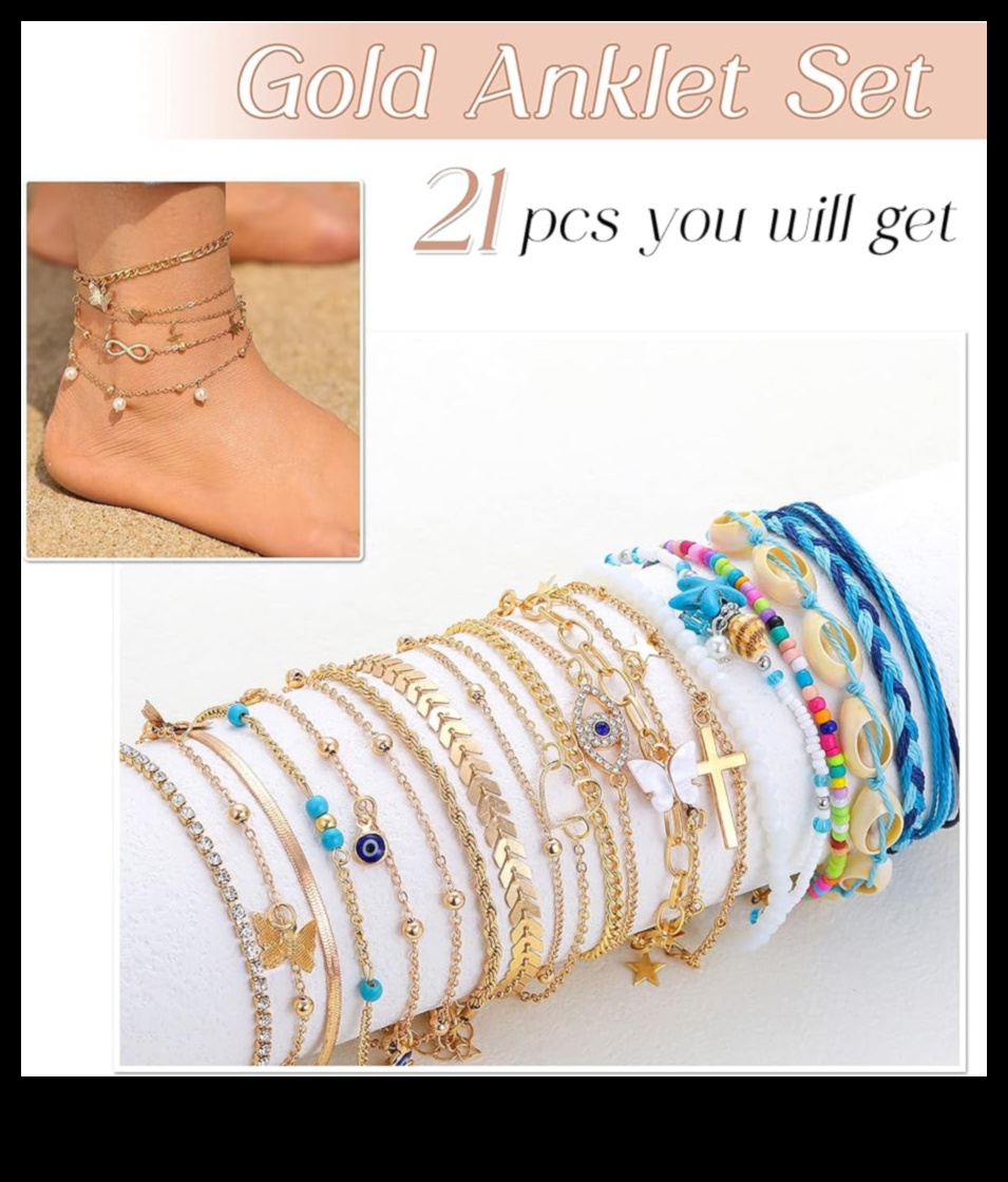 روابط لامعة: اربطي أسلوبك مع بريق سحر الخلخال