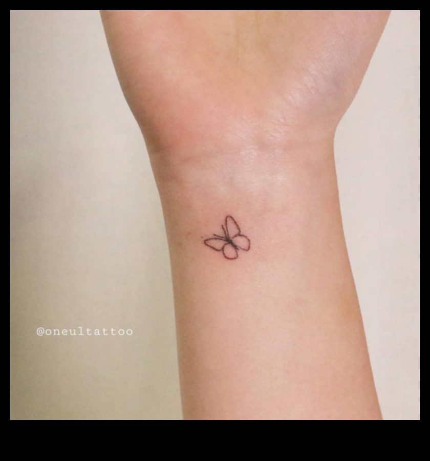 أناقة الحبر: إلهام وشم المعصم الأنيق والبسيط