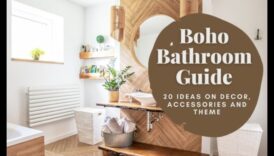 مرحاض بوهو برهان للأناقة المتطورة والأناقة المريحة 6 ديكور حمام بوهو لمظهر مفعم بالحيوية
