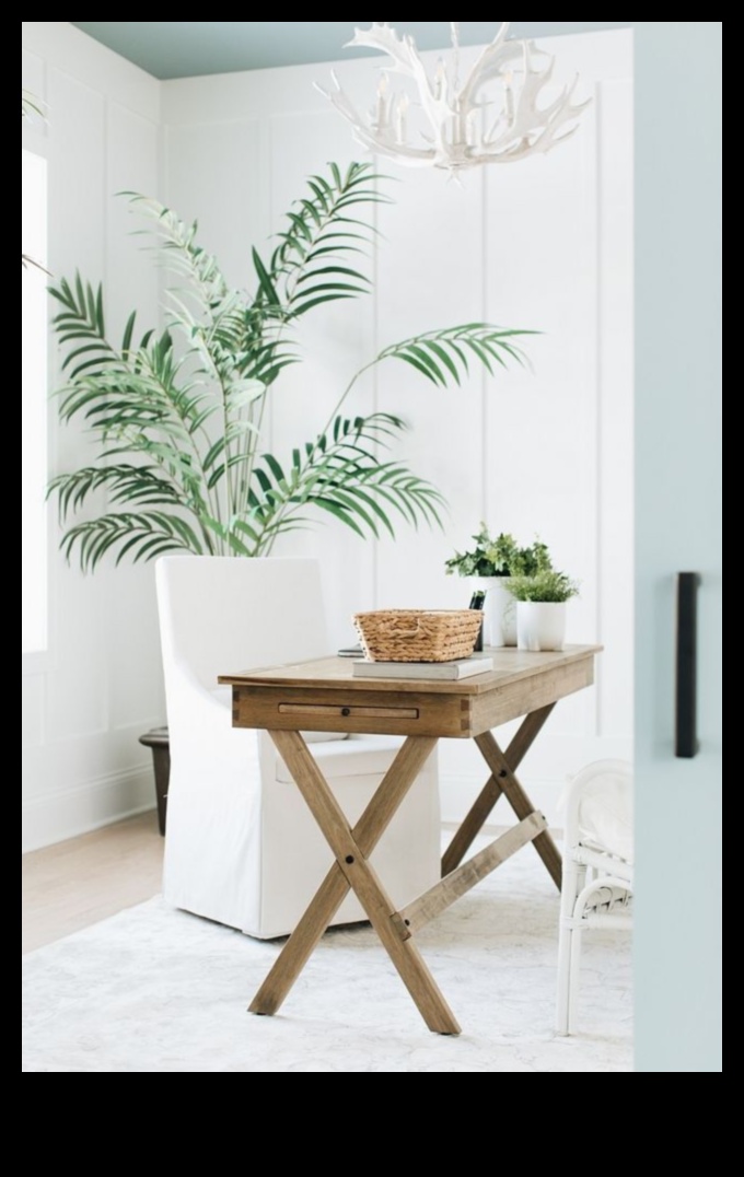 ديكور مكتب ساحلي لمساحة عمل بحرية