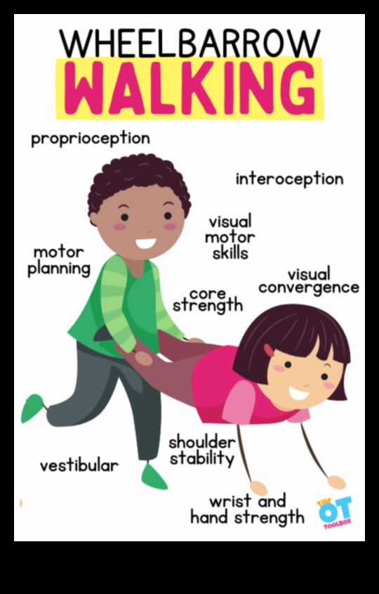 تجريب عربة اليد أحمق: العمل الجماعي في لعب تمرين الأطفال