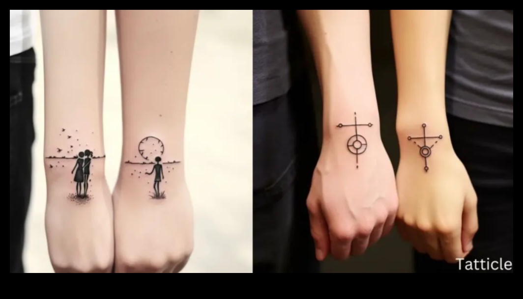 مرتبطون مدى الحياة: وشم الزوجين يصنعان قصة حب أبدي